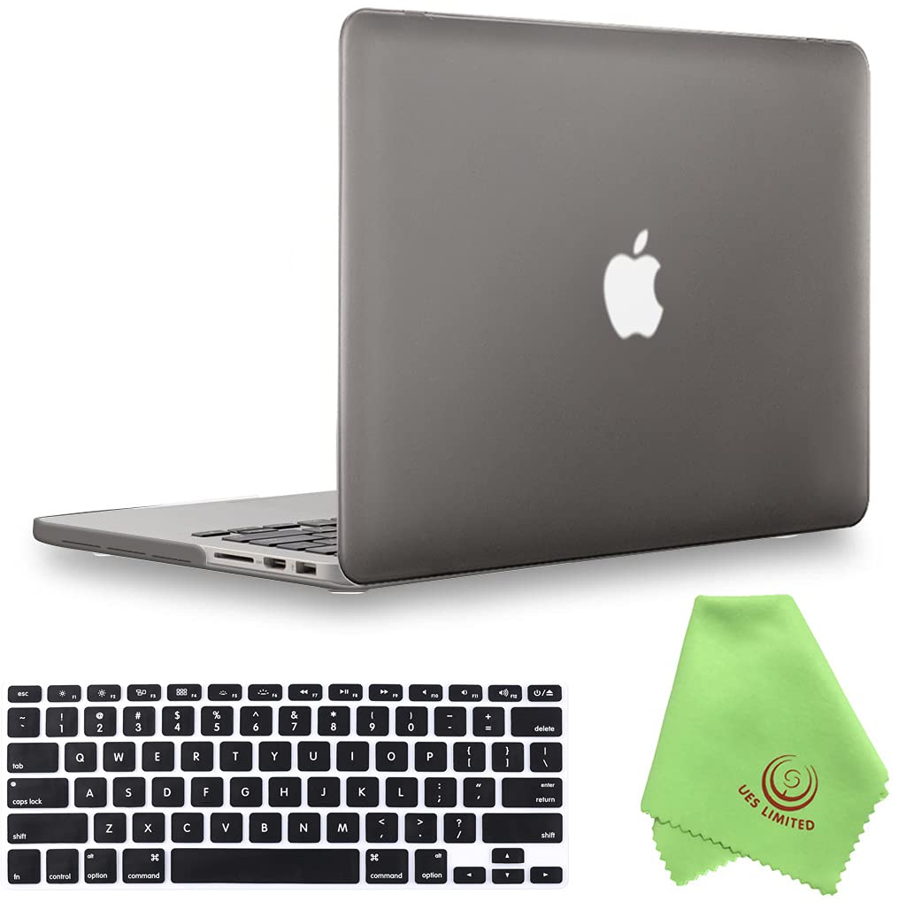 UESWILL Case Compatible with MacBook Pro (Retina, 13 inch, Early 2015/2014/ 2013/ Late 2012) Model A1502 A1425, Hard Shell Case with Black Keyboard