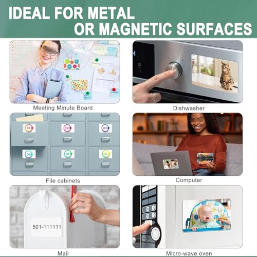 Foto-Magnet-Press-Set für Kühlschrank-Aufkleber, enthält ungiftige Materialien und Sicherheitsschneider, kreatives Heimdekor-Geschenk