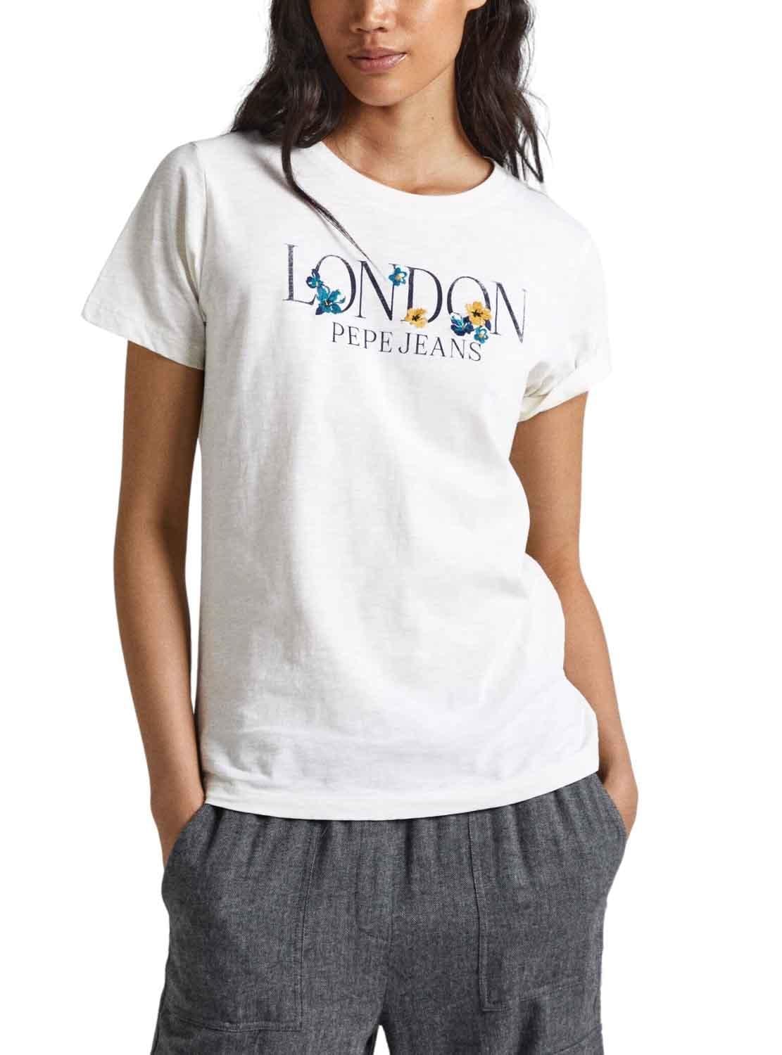 Pepe Jeans Velvet T-Shirt para Mujer