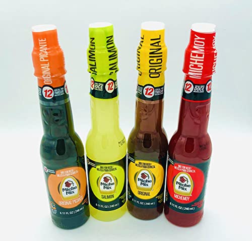 MicheMix Micheladas Beer Mix - Sampler Pack 8 fl Ounce