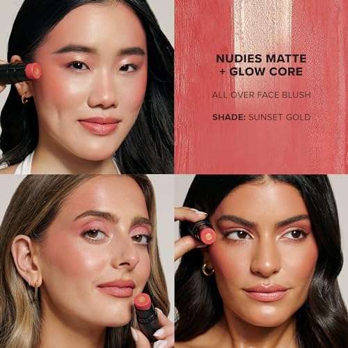 Nudestix NUDES00000615 Nudies Matte + Glow Core All Over Face Blush Color - Sunset Gold thumb #1