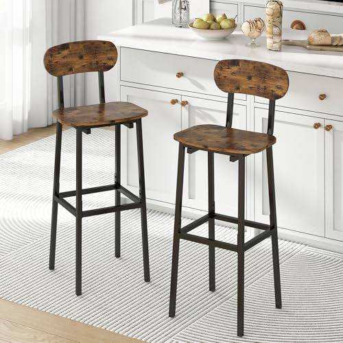 Recopilación de Sillas Bar para comprar hoy. 43 GILLAS Set de 2 Bancos Altos para Barra, Juego de 2 Taburetes de Bar, Silla Alta de Cocina de Madera de Hierro Vintage, Sillas de Bar Juego de 2 Taburetes de Bar Industriales de...