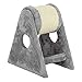 SCDCWW Sisal Cubo del Gato del Gato Columpio braguero, Bed & Centro de Actividades - Escalada de cartón-sisal 22,5 X 40 cm - Gris