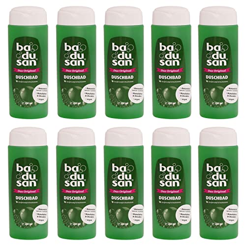 10er Pack badusan Duschbad Das Original 10 x 250 ml Duschgel Pflegedusche Körperpflege Showergel
