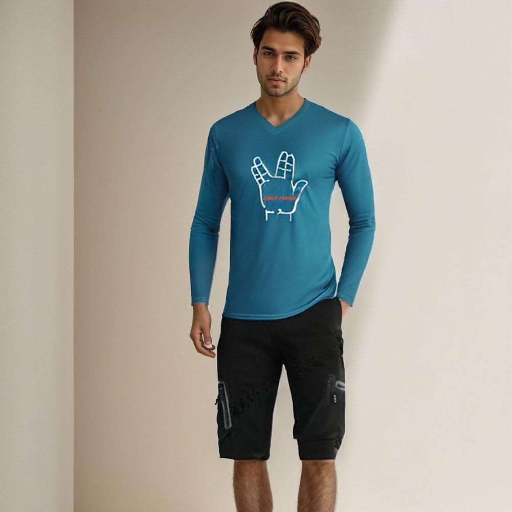 UGLY FROG 2026 Maglia CiclismoTraspirante Estivi MTB ConmanichelungheTraspirante Asciugatura Rapida Magliette Mountain Bike Uomo