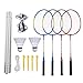 Linkay Badminton Set Badmintonschläger Badminton Badminton mit Schlägertasche Badminton-Kombinationsset Sport Spielzeug (Badminton Set)