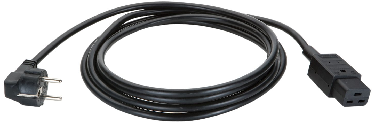 Bachmann 353.185 przewód zasilający IEC 3G1,00, 3 m, czarny