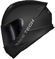 Capacete Race Tech Hit Esportivo Monocolor Preto Fosco