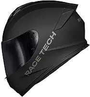 Capacete Fechado Race Tech Hit Monocolor Preto Fosco Original