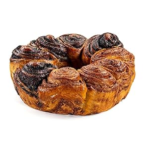 Chocolate N’ Cinnamon Babka Cake | 32 Oz Babka Bread | Valentines Gift Basket | Christmas, Valentines or Thanksgiving | Gift Idea for Men, Women, Colleagues & Friends