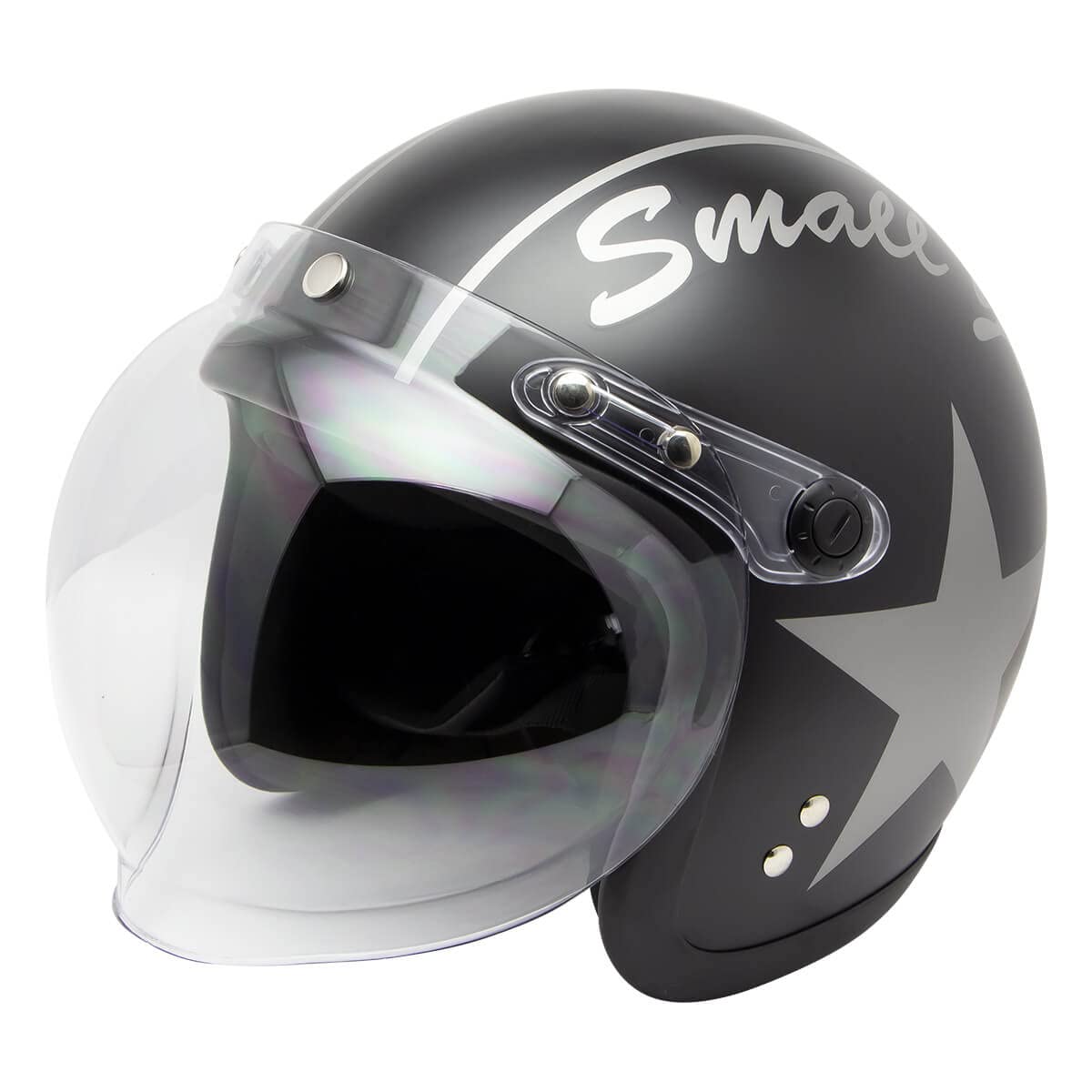 small Buco ジェットヘルメット 黒 白 バブルシールド 56-57 small Buco ジェットヘルメット 黒 白 バブルシールド 56-57