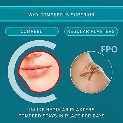 Image of Compeed Cold Sore Patch-Invisible, Fever Blisters For Lips With 12 Hours Non Stop Action Lip Patch For Women, Men And Kids, 15 Patches Pack