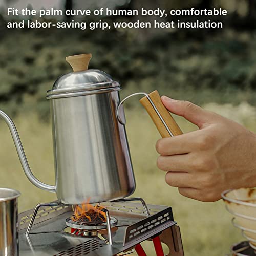 Bticx Gooseneck Coffee Kettle - Pour Over Coffee Kettle Stainless Steel Gooseneck Stovetop Tea Kettle For Drip Coffee Tea Drip Kettle With Ergonomic Wooden Handle #TOP5