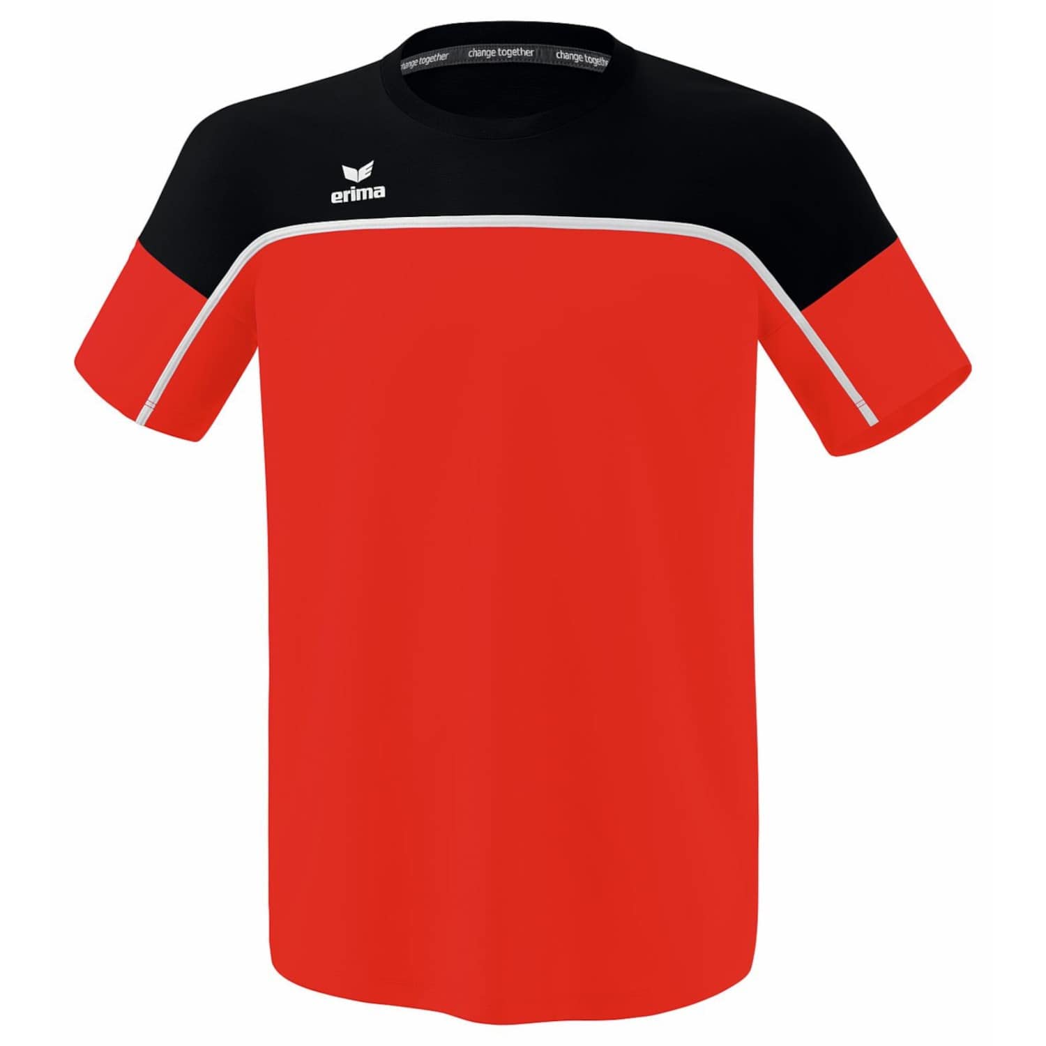 Erima Men's „Change Functional T-Shirt, red/Black/White, 3XL