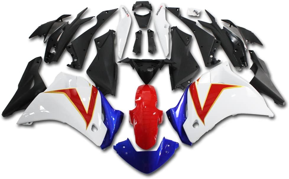 NT FAIRING Red White Blue Fairing Fit for Honda 2011 2012 2013 2014 CBR250R CBR 250R Injection Mold ABS Plastics New Bodywork 11 12 13 14 H3