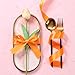 Ewaymado Solid Color Apple Green Double Faced Satin Ribbon 1