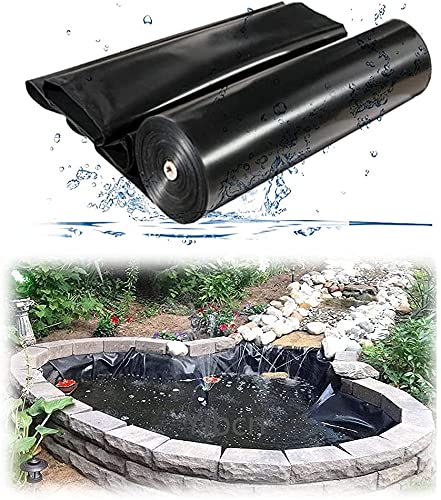 Bâche bassin 4x10m noire étanche pour bassin de jardin et poissons