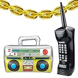 90s Party Decorations, Hip Hop Party Decorations, 32 Pieces Fresh Princess Party Decorations,...