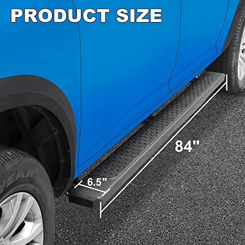 Image of COMNOVA 6.5 inch Running Boards for 2019-2026 Silverado /Sierra 1500 Crew Cab