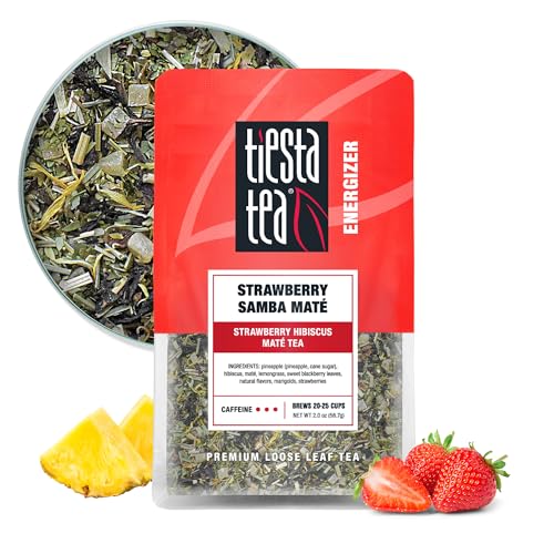 Tiesta Tea Strawberry Samba Mate Loose Leaf