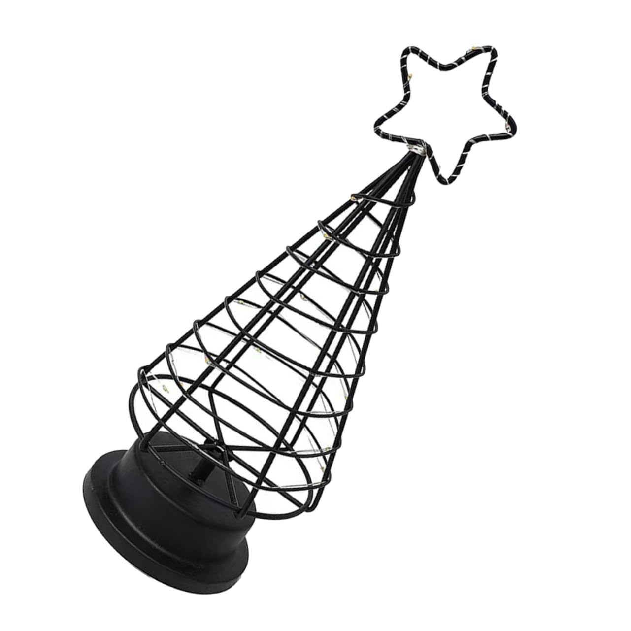 Alipis 2 Stück LED Weihnachtsbaum Dekoration aus Fünfzackiger Stern Tischlampe für Schlafzimmer und Wohnzimmer Warme Beleuchtung für Festliche