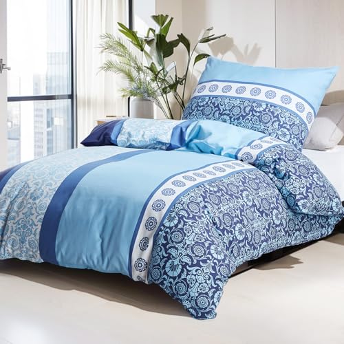 KACEMOO Bettwäsche 135x200 2teilig Oeko-TEX Zertifiziert, Extraweiches...