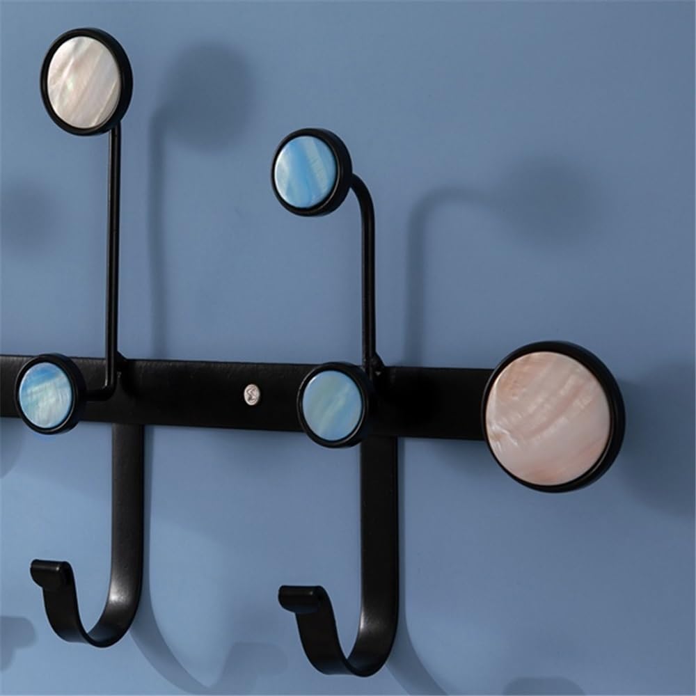 attaccapanni a Muro Appendiabiti da Parete for Ingresso, Ganci creativi in ​​Metallo for Cappelli, Chiavi, Borse, Cappotti Gancio Parete Cappotti(Grande)