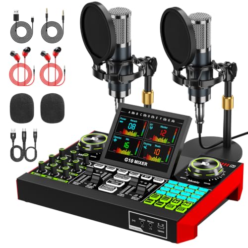 TENLAMP G10 Creator Audio Mixer Bundle