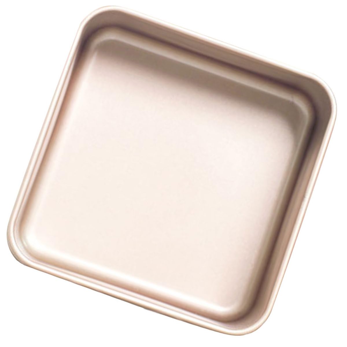 Molde Multiuso de Pasteles para Acero Inoxidable Dorado Cuadrado Superficie Antiadherente Hornear y Adecuado para Pizzas Cocina