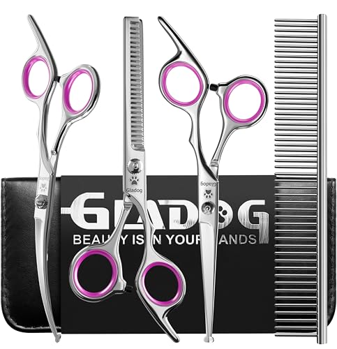 Gladog 5-in-1 Grooming Scissors for Pets