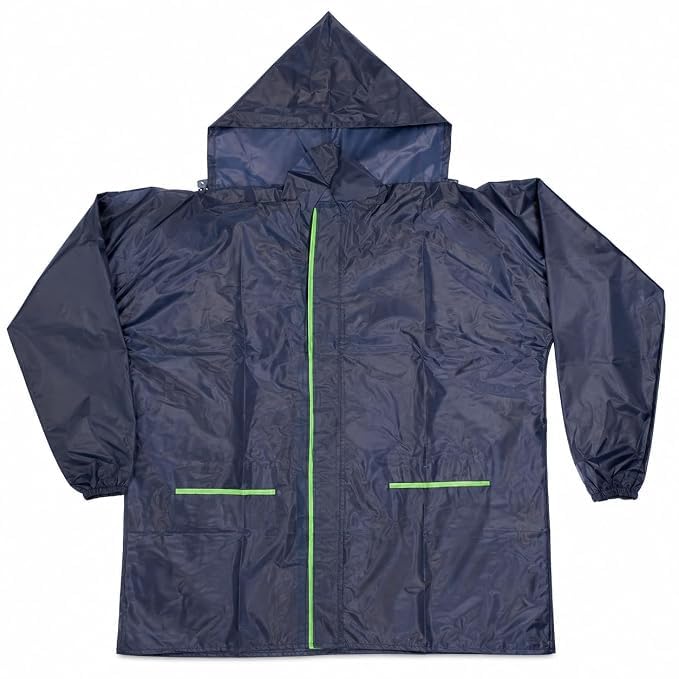 Raincoat Waterproof for Men Women with Hood Packable Lightweight Rain Jacket Full Sleeve Outdoor Rain Wear for Cycling Bike Riding Travel Monsoon Protection Unisex Adult Rain Coat-image-20