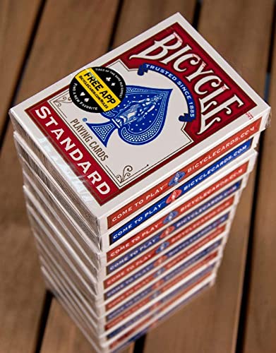 Bicycle Standard Index Playing Cards, 12 Pack #TOP3