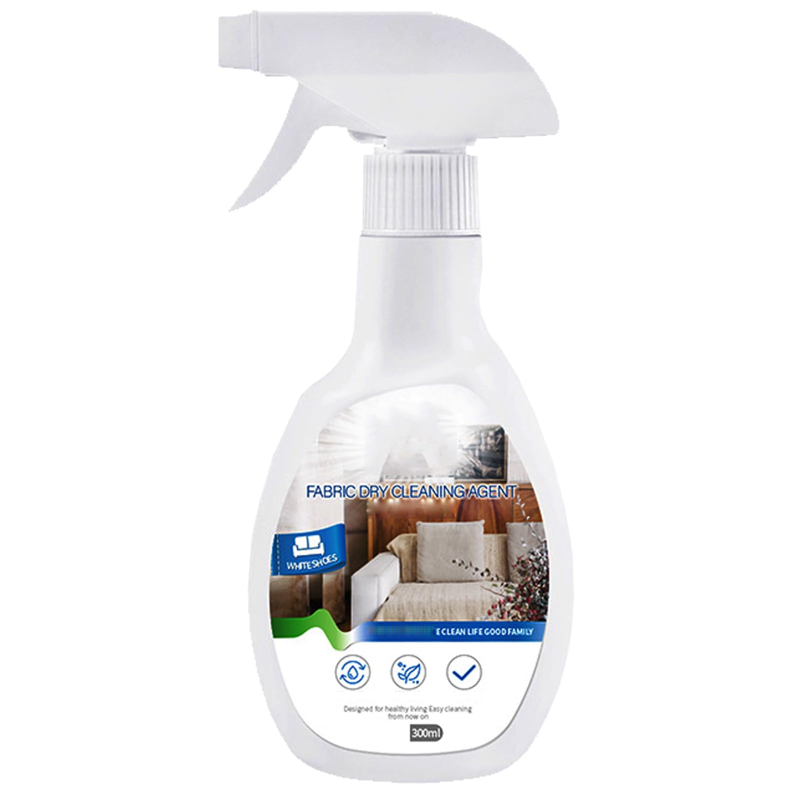 Dry Stain Remover for Sofa - Foam Cleaning Agent for Oil Stains and Spot Removal on Fabric