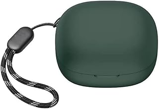 حافظة انكر R50i مقاومة للغبار لسماعات الاذن - ساوند كور R50i مع حبل قصير ايربودز اخضر بلاستيك
