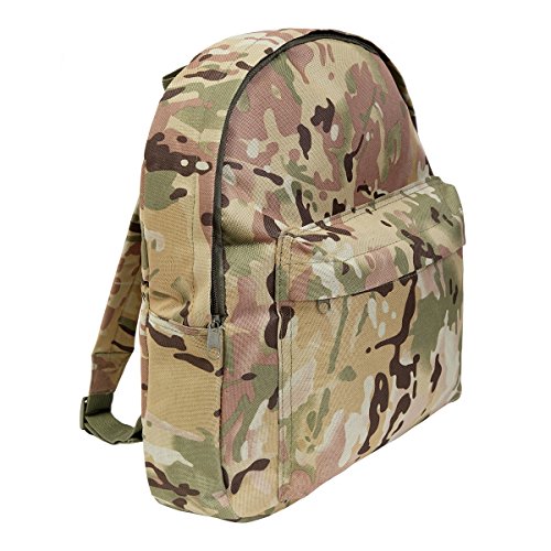 Kids Army Style Multi Cam Backpack 15ltr Camouflage Rucksack Bag