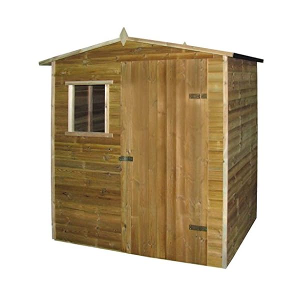 Xingshuoonline Gartenschuppen für den Außenbereich, Gartenschuppen, Holzhütte aus imprägniertem Kiefernholz, kann auch…