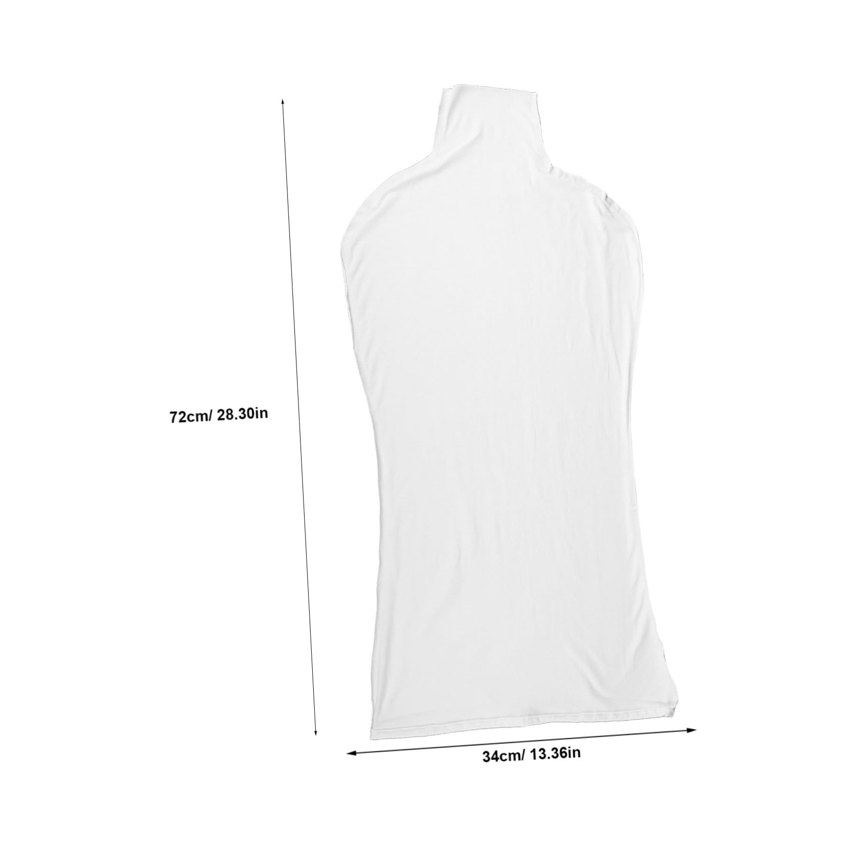 Unomor Cotton Mannequin Body Cover Female Model Props Fabric Nude Dress Form Accessories