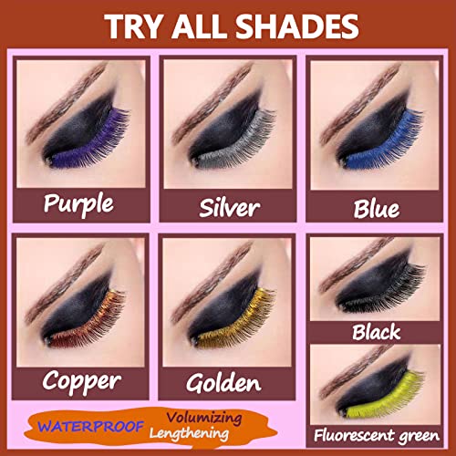 Copper Mascara Eyes Makeup Lengthening Waterproof Volumizing Curling Defining Brown Best Natural Hypoallergenic Colored - Cruelty Free #TOP4