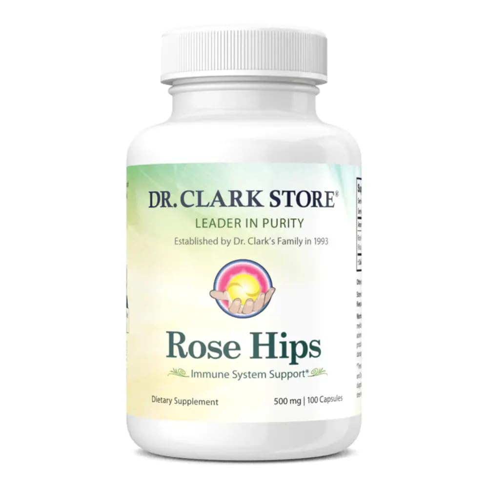 Rose HIPS, 500 mg 100 Capsules
