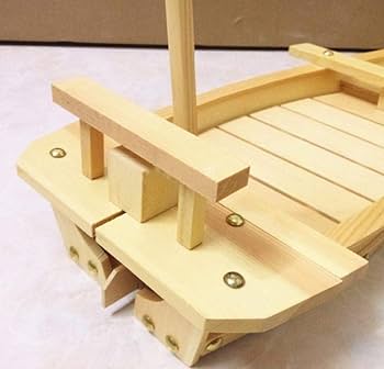 ヤマハ漁船型 大漁祈願舟盛り皿3枚セット 箸置き付き 希少品