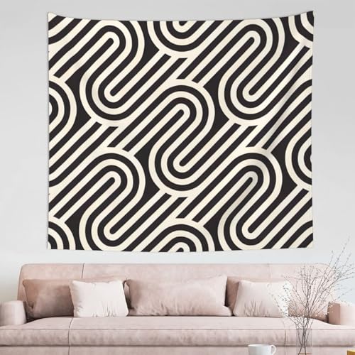 Tapisserie murale noire TYUMH pour créer une ambiance cocooning et design dans votre chambre