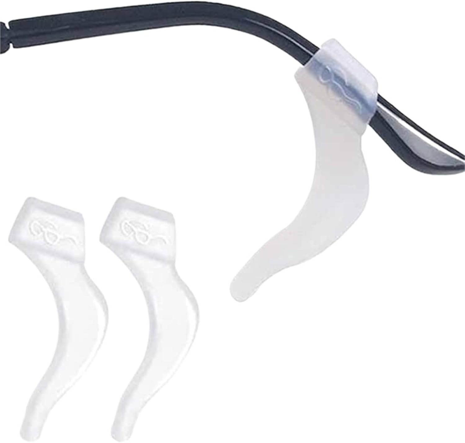 Anchor Glasses Ear Grip 50Pairs Clear Silicone Anti-Slip Legs for Women Men Eyeglasses Sunglasses Accessories