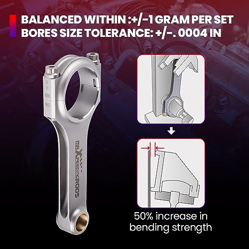 image for maXpeedingrods Connecting Rods for Honda D15B2 Engine, for Honda Civic