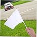 ARTSEWPLY 20pcs Multi-use Flags Sturdy Handles for Events Handheld Referee Flags for Cheering and Directional Use