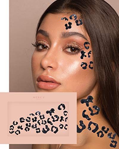 Walk on the Wild Side Face Jewels Cat Costume Accessories Mercy London Gems All In One Festival Leopard Cheetah Fancy Dress