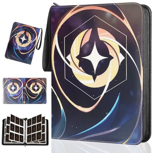 Álbum de Cartas, 900 Cartas Carpeta 9 Bolsillos Álbum para Cartas Coleccionables, Álbum de Recortes para Tarjetas, Album Tarjetas Coleccionables, PU Cuero Álbum Titular de Tarjetas Para MTC,TCG