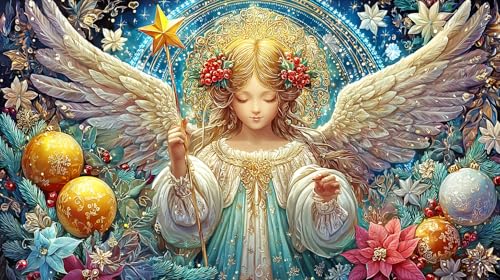 Puzzle de 1000 piezas para adultos reto imposible con diseño alas de ángel