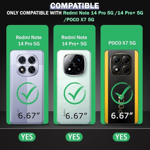 Image of KC Back Cover for Redmi Note 14 Pro 5G / 14 Pro Plus 5G - Electroplated Crome Metal Ring | Shockproof Soft Silicone | Full Camera Protection | Bumper Case (White)