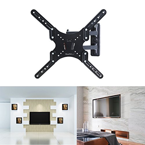 iMounTEK Tilting TV Wall Mount Bracket for 23" to 55" LED/LCD/OLED/Plasma Flat Screen TV. Full Motion Swivel Articulating Dual Arms, 66 LBS Hold- Sony/LG/Samsung/Panasonic/Vizio/Toshiba