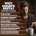 Maud's Dark Roast Instant Coffee, 26 ct, 100% Arabica Coffee, Instant Hot or Iced Coffee - Just add water